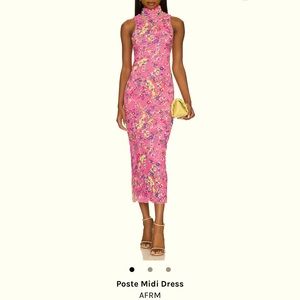Brand new AFRM Poste Midi Dress